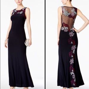 Betsy and Adam Illusion back gown